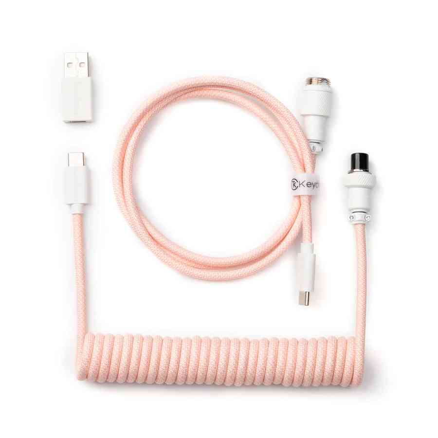 Cable Keychron Coiled Aviator Light Pink - Image 2