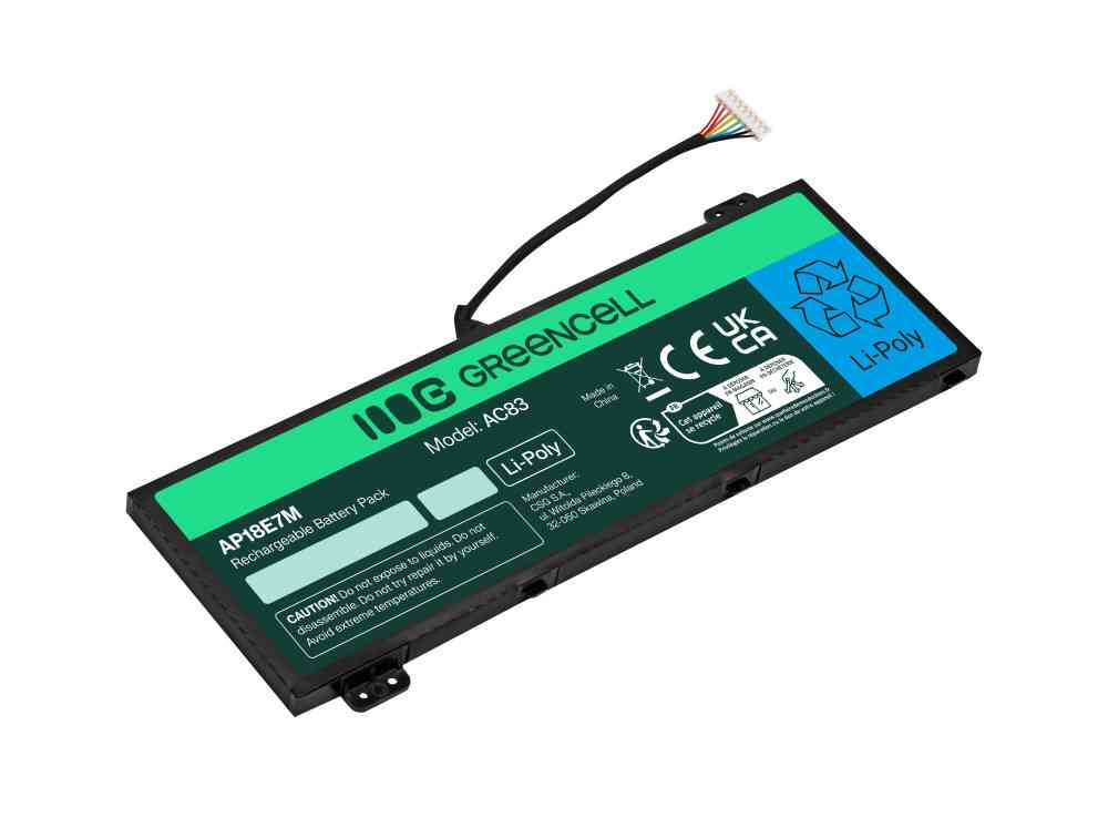 Green Cell AP18E7M AP18E8M Battery for Acer Nitro 5 AN515-44 AN515-45 AN515-54 AN515-55 AN515-57 AN515-58 AN517-51 AN517-54 - Image 3