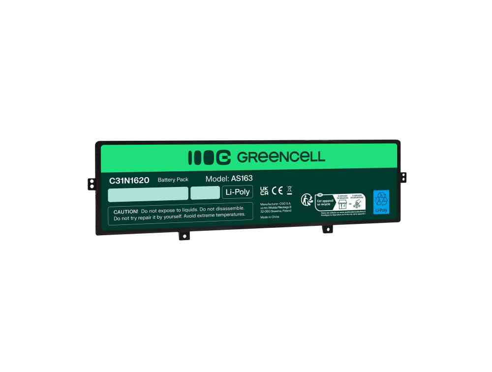 Green Cell Battery C31N1620 for Asus ZenBook UX430 UX430U UX430UA UX430UN UX430UQ - Image 2