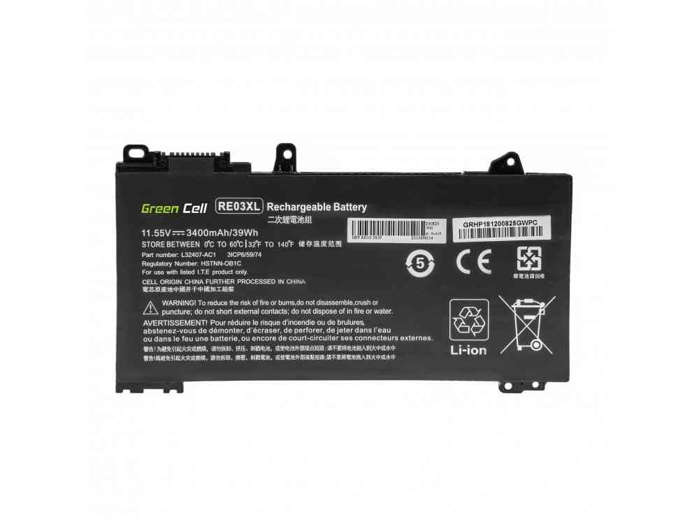 Green Cell Battery RE03XL for HP ProBook 430 G6 G7 440 G6 G7 445 G6 G7 450 G6 G7 455 G6 G7 445R G6 455R G6 - Image 2