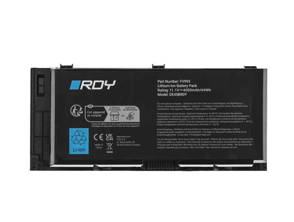 Battery RDY FV993 to Dell Precision M4600 M4700 M4800 M6600 M6700 M6800 - Image 3