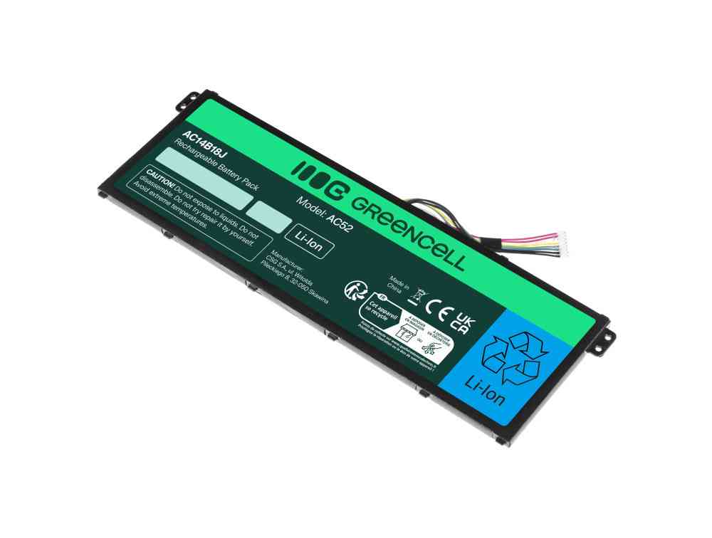 Green Cell Battery AC14B13J AC14B18J for Acer Aspire ES1-111M ES1-331 ES1-531 ES1-533 ES1-571 - Image 3