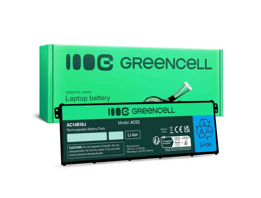 Green Cell Battery AC14B13J AC14B18J for Acer Aspire ES1-111M ES1-331 ES1-531 ES1-533 ES1-571