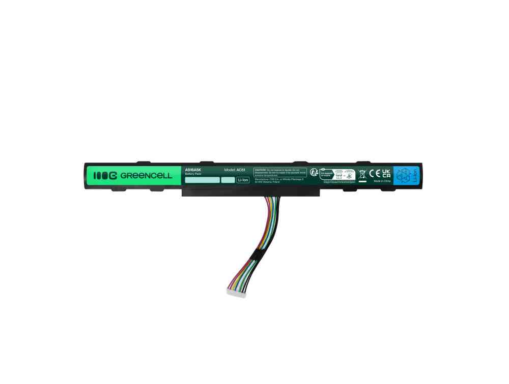 Green Cell Battery AS16A5K for Acer Aspire E15 E5-553 E5-553G E5-575 E5-575G F15 F5-573 F5-573G - Image 2
