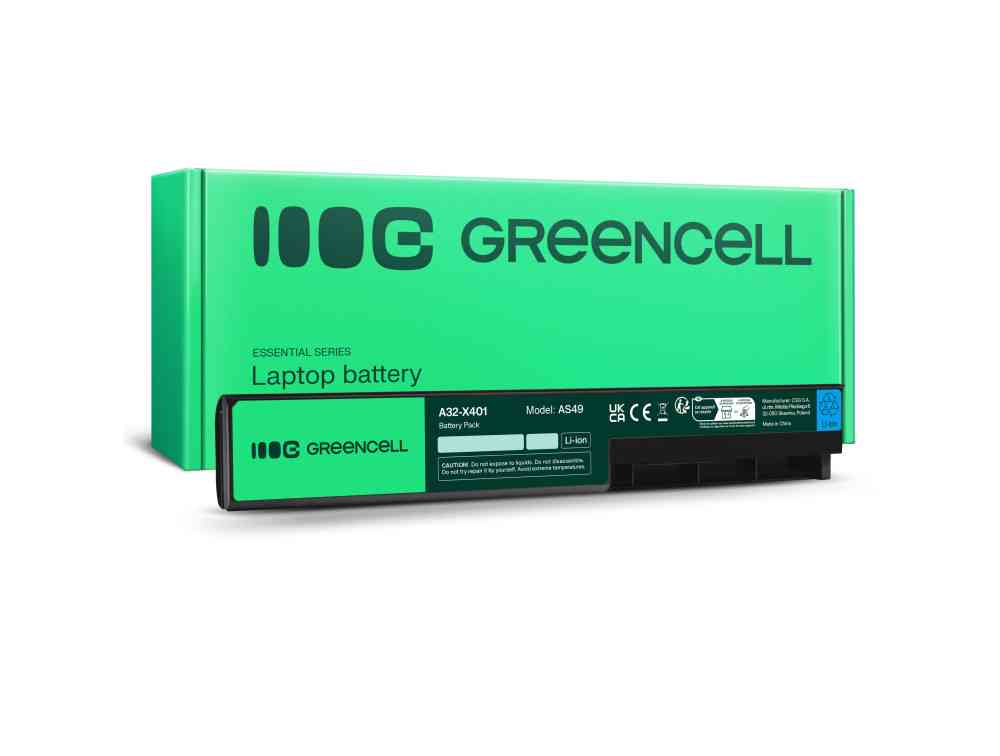 Green Cell Battery A32-X401 A31-X401 A41-X401 for Asus X501 X301 X301A X401 X401A X401U X501A X501U