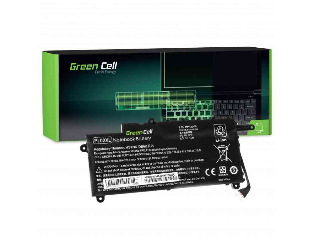 Green Cell Battery PL02XL for HP Pavilion x360 11-N HP x360 310 G1