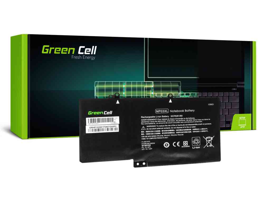 Green Cell Battery NP03XL for HP Envy x360 15-U Pavilion x360 13-A 13-B