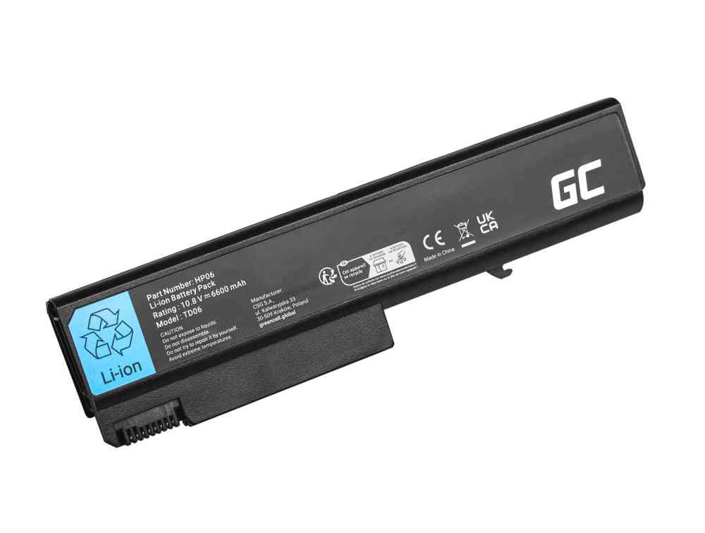 Green Cell Battery TD09 for HP EliteBook 6930p 8440p 8440w Compaq 6450b 6545b 6530b 6540b 6555b 6730b ProBook 6550b - Image 2