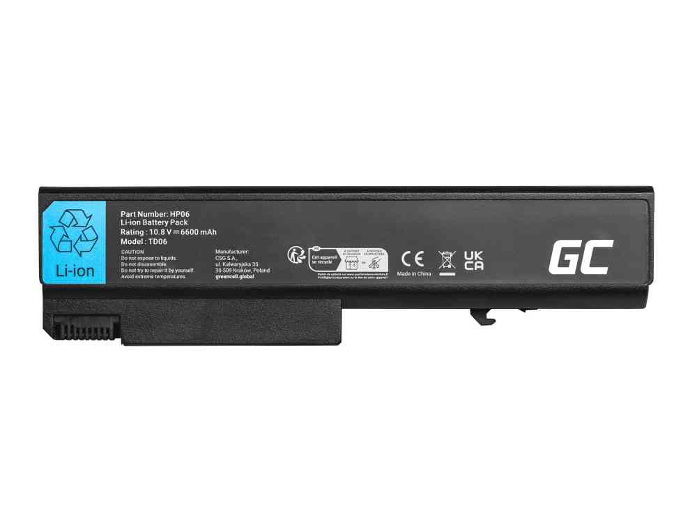 Green Cell Battery TD09 for HP EliteBook 6930p 8440p 8440w Compaq 6450b 6545b 6530b 6540b 6555b 6730b ProBook 6550b - Image 3