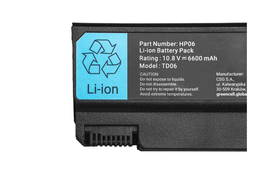 Green Cell Battery TD09 for HP EliteBook 6930p 8440p 8440w Compaq 6450b 6545b 6530b 6540b 6555b 6730b ProBook 6550b - Image 5