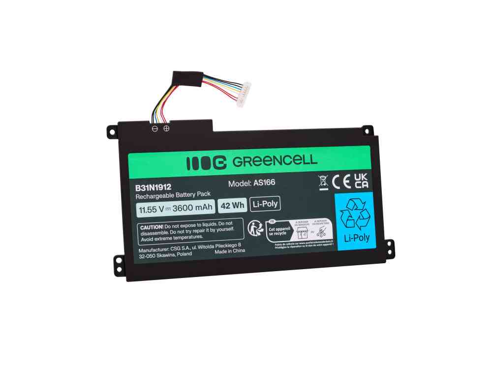 Greencell Battery for Asus C31N1912 / B31N1912 3HWPP ASUS VivoBook 14: E410MA, L410MA, E410KA, E510MA - Image 2
