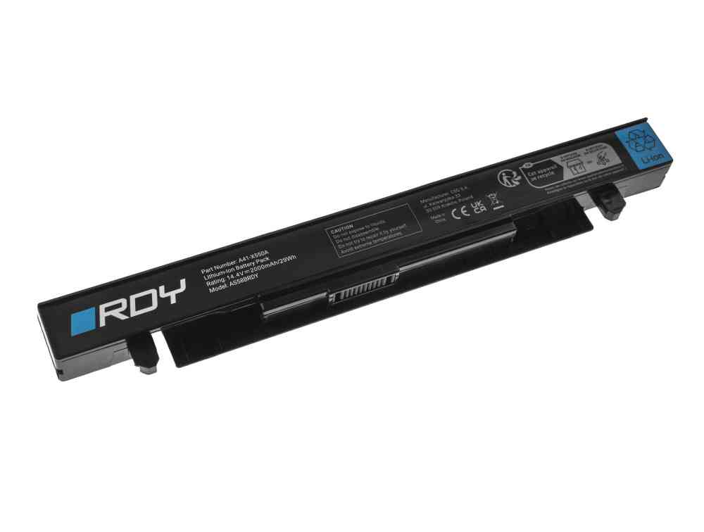 RDY Laptop Battery A41-X550A for Asus A550 F550J F550L R510 R510C R510J R510JK R510L R510CA X550 X550C X550CA X550CC X550L - Image 2