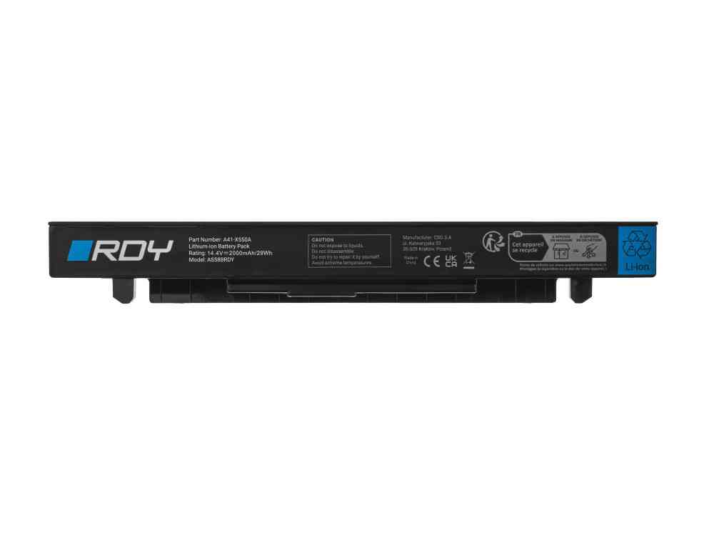 RDY Laptop Battery A41-X550A for Asus A550 F550J F550L R510 R510C R510J R510JK R510L R510CA X550 X550C X550CA X550CC X550L - Image 3