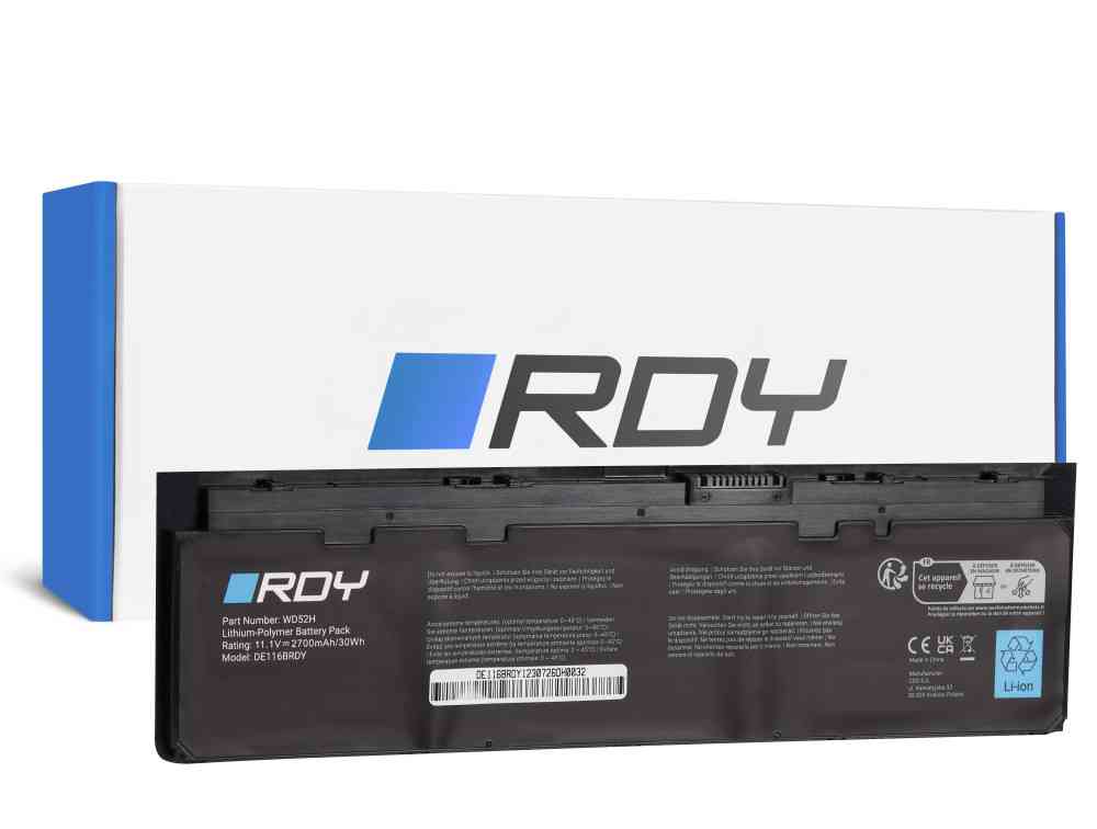 RDY Laptop Battery WD52H GVD76 for Dell Latitude E7240 E7250