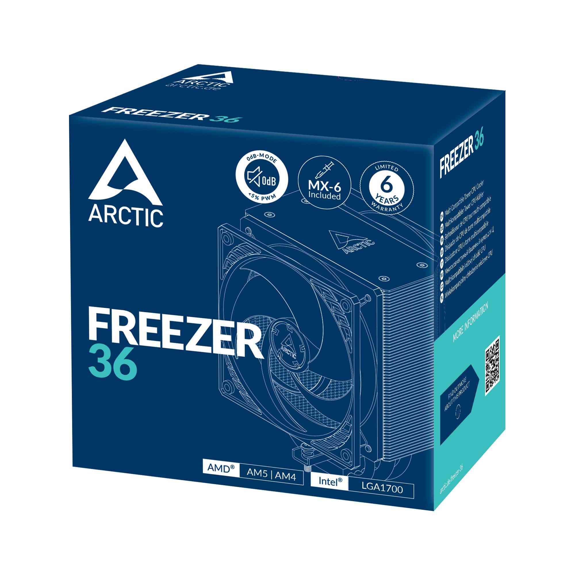 CPU Cooler ARCTIC Freezer 36 - ACFRE00121A - Image 6