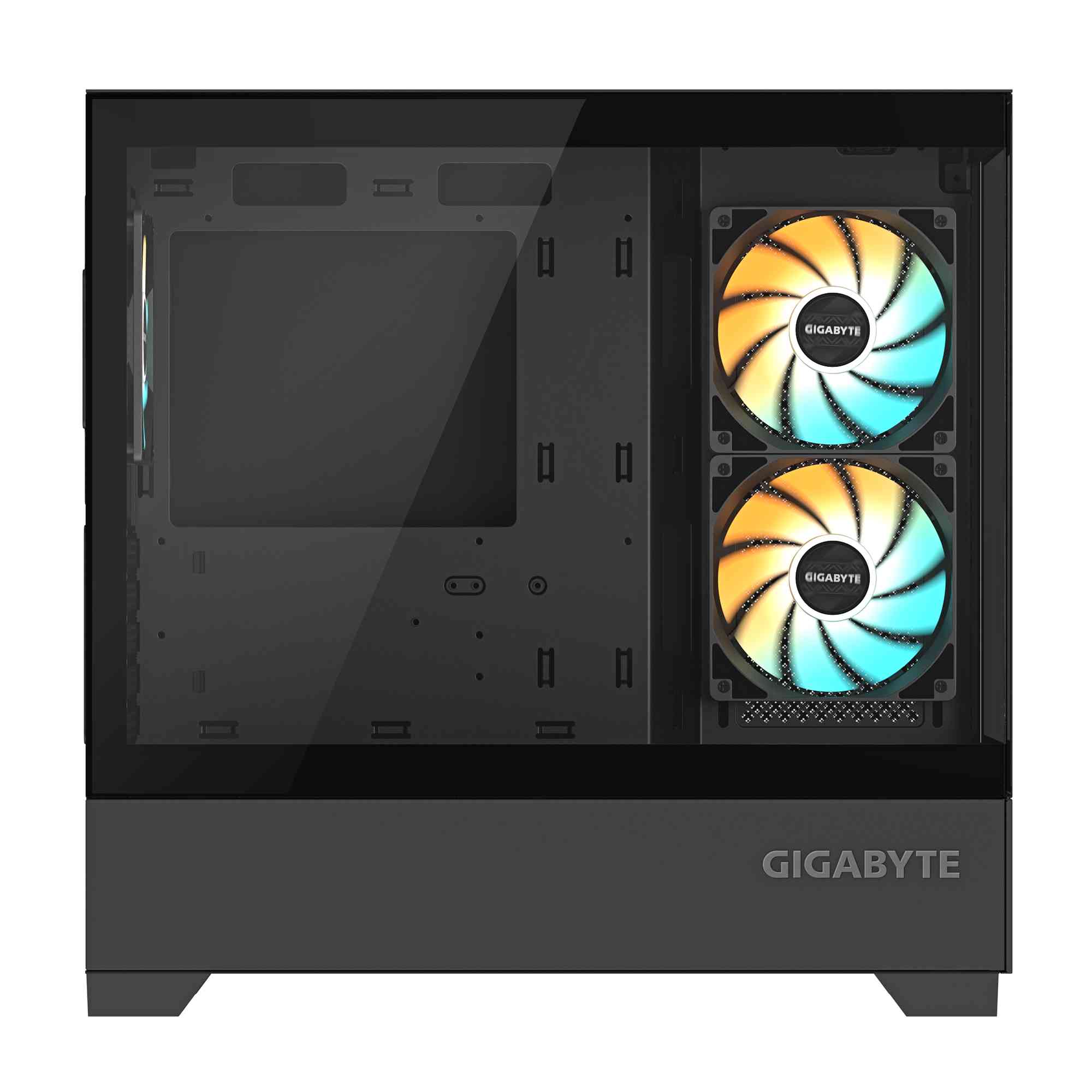 Case GIGABYTE C201 PANORAMIC mATX + 3 ARGB Fans - Image 4