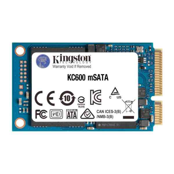 SSD KINGSTON KC600, 1024GB, mSATA