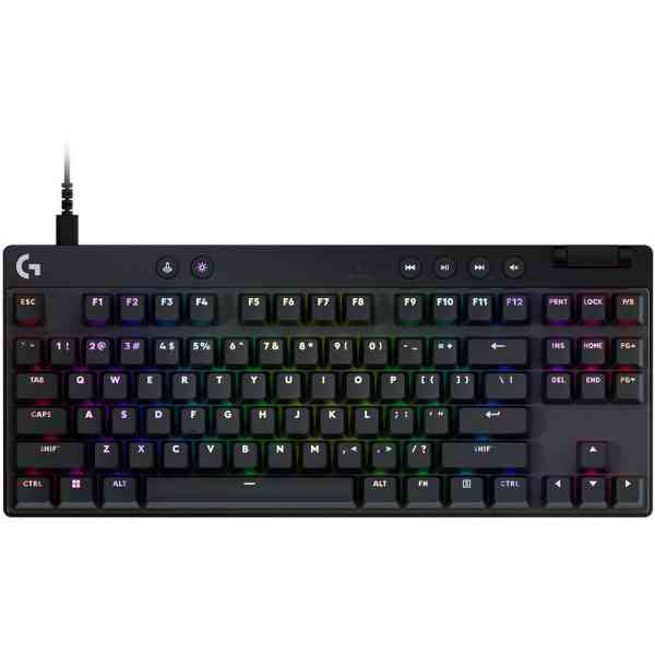 Gaming Mechanical keyboard Logitech G Pro X RAPID TKL, Magnetic Analog Switch, Black
