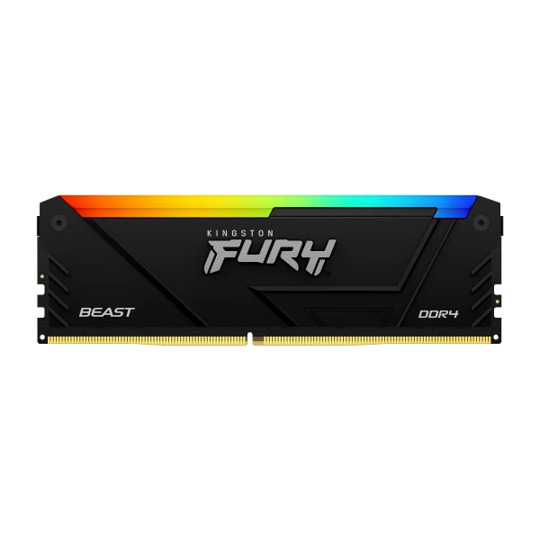 Memory Kingston FURY Beast Black RGB 32GB(2x16GB) DDR4 3600MHz CL18