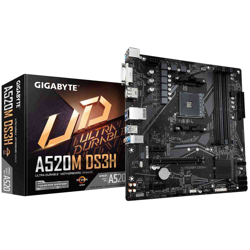 Motherboard GIGABYTE A520M-DS3H V2, Socket AM4 - Image 5
