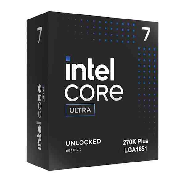 CPU Intel Core Ultra 7 270K Plus, 24 Cores 3.7 GHz, 40MB, 125W, LGA1851, BOX