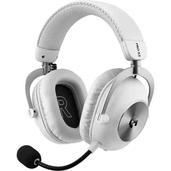 Wireless Gaming Headset Logitech PRO X3 Lightspeed - White