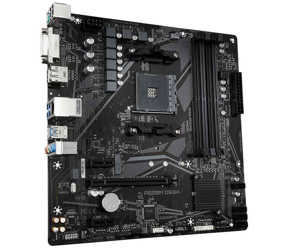 Motherboard GIGABYTE A520M-DS3H V2, Socket AM4 - Image 3