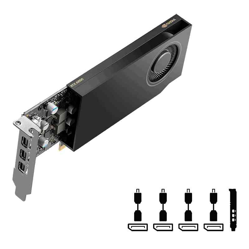 Graphic card PNY VCNRTXA400ATX-PB - Image 7
