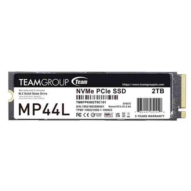 SSD Team Group MP44L, M.2 2280 NVMe, 500GB, PCI-e 4.0 x4