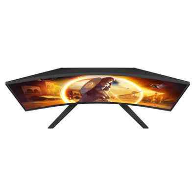 AOC G4 CQ32G4VE computer monitor 81.3 cm (32'') 2560 x 1440 pixels Quad HD LCD Black, Grey - Image 4