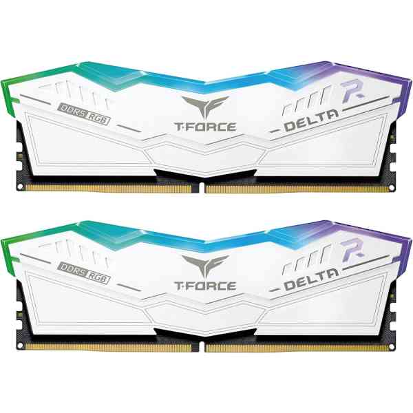 Memory Team Group T-Force Delta RGB White DDR5 32GB (2x16GB) 6000MHz CL38