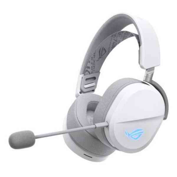 Gaming Wireless Headphones ASUS ROG Pelta White - USB-C, Aura Sync RGB