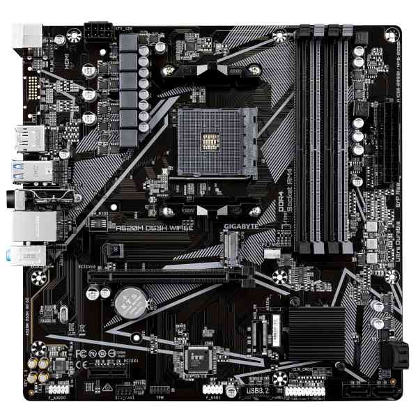 Motherboard GIGABYTE A520M DS3H WiFi 6E, Socket AM4