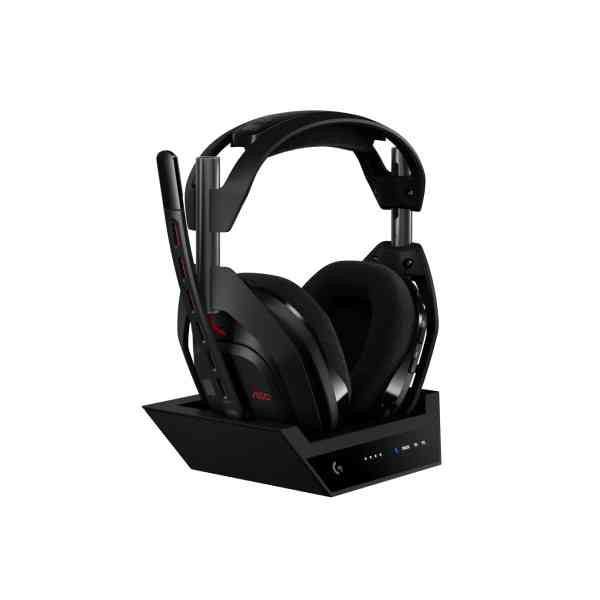 Logitech Astro A50 Lightspeed wireless headphones with dock, black