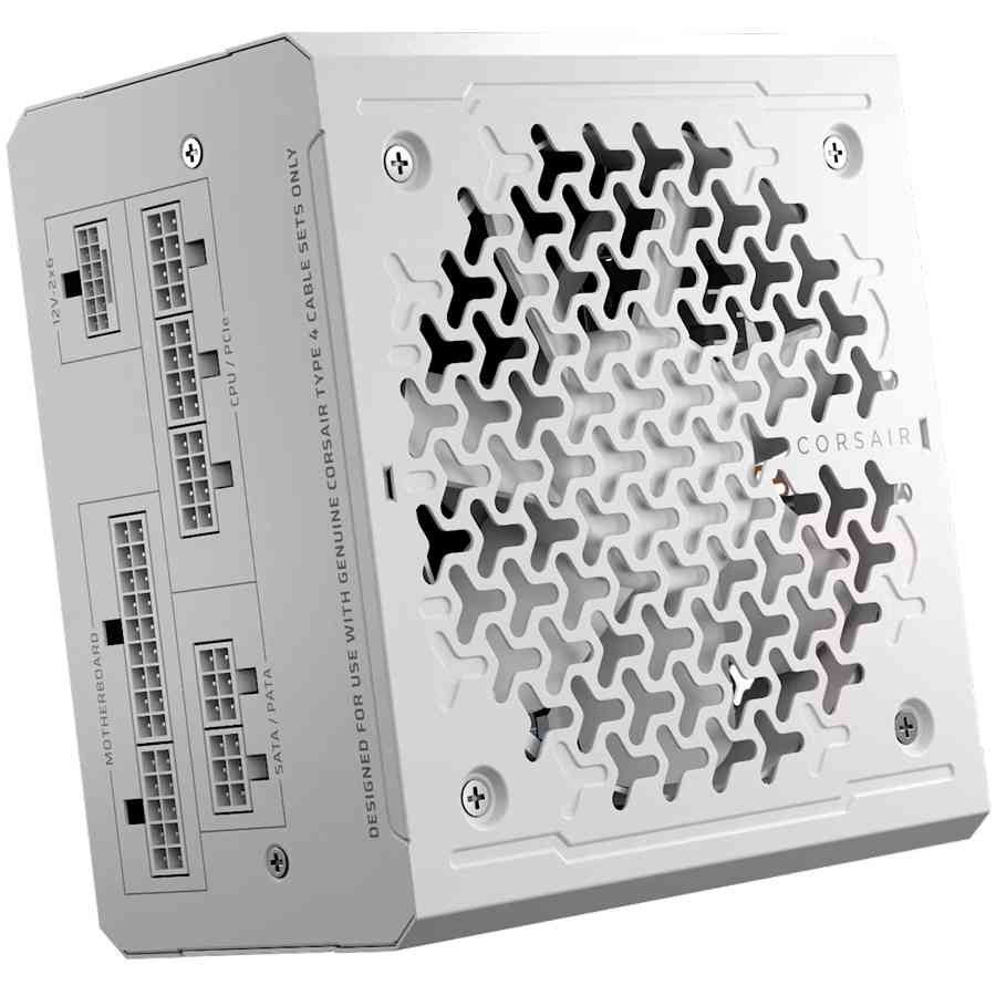 Power Supply Corsair RM750e White 750W 80+ Gold ATX 3.1, Fully Modular