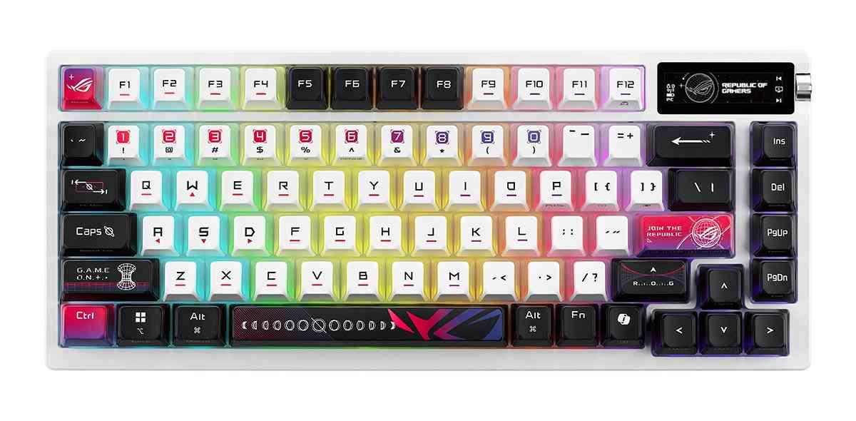 Gaming wireless Кeyboard ASUS ROG Azoth X - White - Image 2