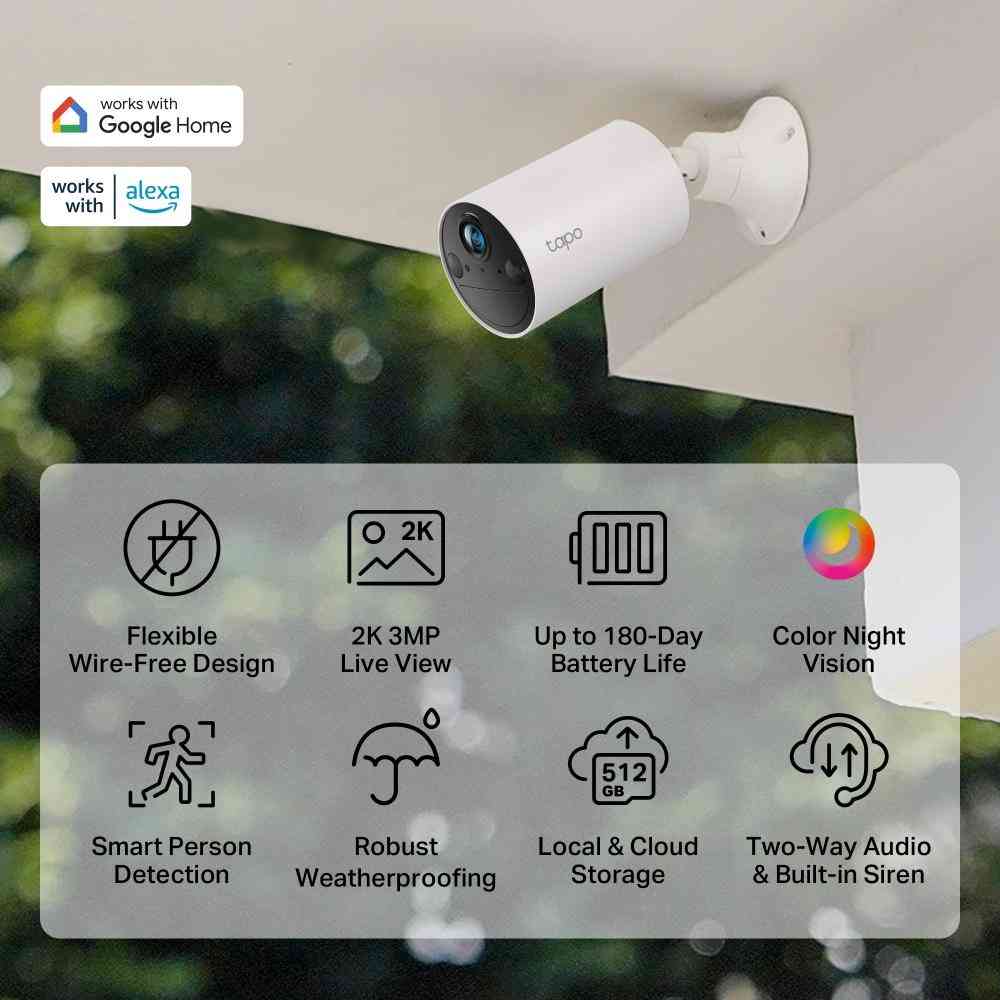 TP-Link Tapo C410 - Smart Wire-Free Indoor/Outdoor Security Camera - Image 6