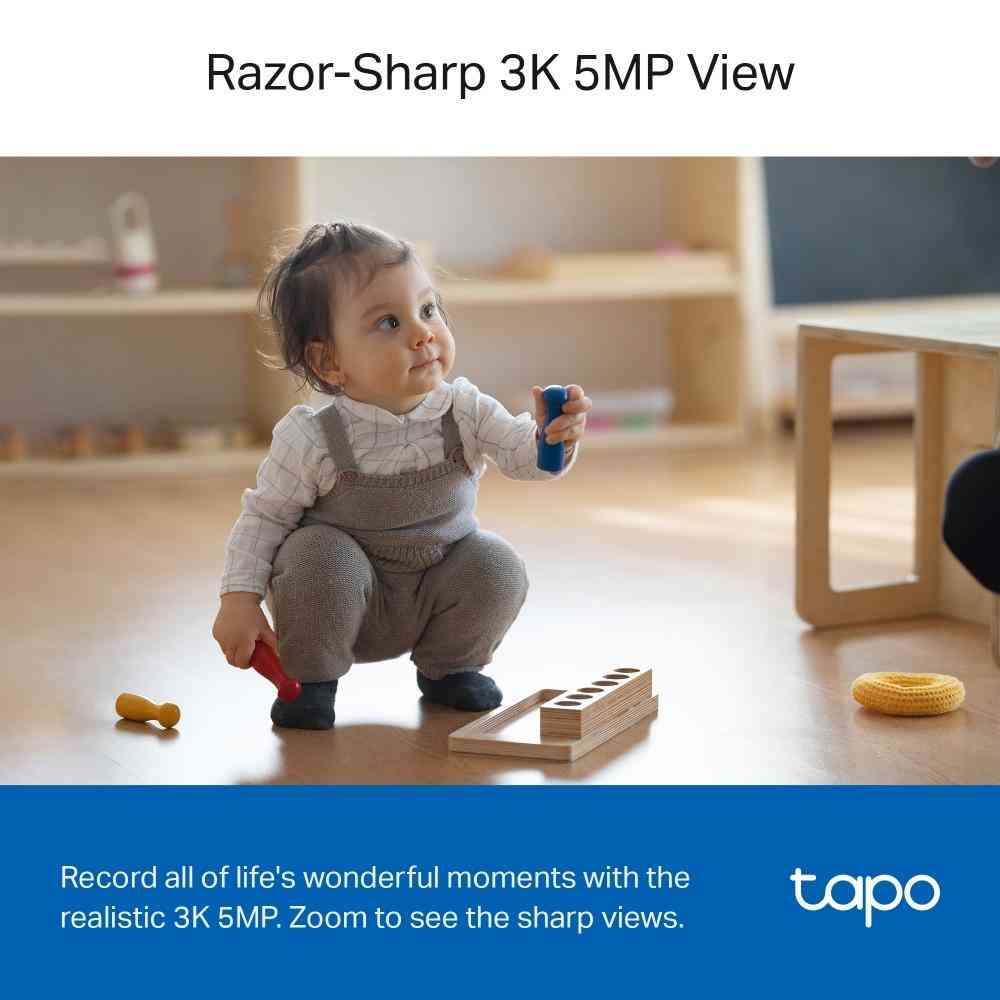TP LINK Home Security Camera with AI, 3K 5MP (2880×1620 px), H.264, microSD, 2.4 GHz Wi-Fi - Image 4